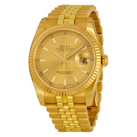 18k gold rolex for mens|18k gold rolex women's watch.